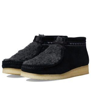 Clarks Wallabee Boot Black Interest 7 B (M)